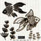 Gold fishes and sea plants .jpg