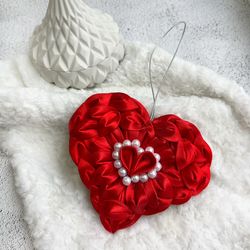 Hearts ornament, Valentine's Day Decor, Valentine's Gift, Valentine's day, valentines day decor, heart, red heart