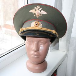 Russian Army Cap  military style,  Military Hat Cap size 54 ,US XS