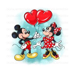 Two funny mouses, Mice in love, sublimation design