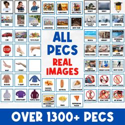 1300 Pecs | Picture Cards | Picture Communication Cards | Visual Aids | First Then | Behavior Management | Autism