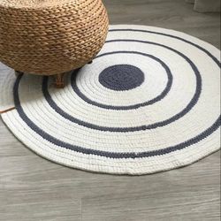 Crochet Round rug, Crochet handmade rug, Interior crochet rug