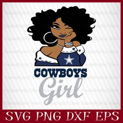 Dallas Cowboys Girl Svg, Dallas Cowboys Girl Nfl, Dallas Cowboys Girl Nfl Svg, Dallas Cowboys Girl, Nfl Girl Svg, Girl