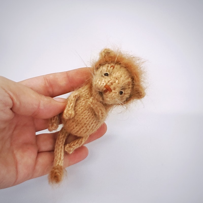 Wild cat knitting pattern, cub kitten, predator cub, tiger, lion, panther, puma, cougar knitting tutorial, guide DIY 3.jpeg