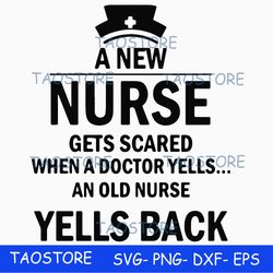 A new nurse gets scared when a doctor yells an old nurse yells back svg 932