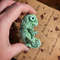 Chameleon Brooch Knitting Pattern, cute toy knitting pattern, green chameleon pattern, brooch tutorial, knitting guide 4.jpeg