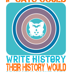 If-cats-could-write-history-Tshirt  Design