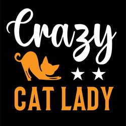 Crazy  Cat  ladyy  Tshirt  Design