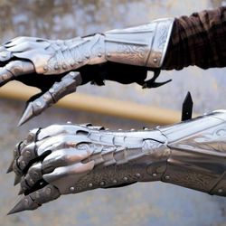 Medieval Sauron Gauntlets, Lord of The Rings Gauntlets, Witch king Gauntlets, Rings Of Power Gauntlets, Nazgul Gauntlets