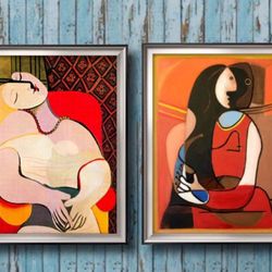 collection oil painting cubism artwork pablo picasso woman collection picasso art copy oil painting