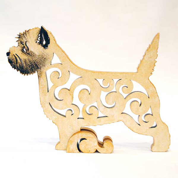 statuette wheaten Cairn Terrier