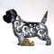 Figurine grey Cairn Terrier