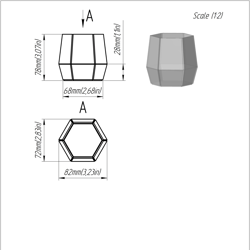 project 317. stained glass printable pattern. brillant3d