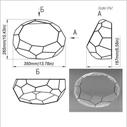 project 325. stained glass printable pattern. brillant3d