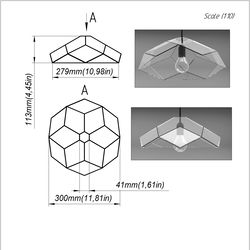 project 326. stained glass printable pattern. brillant3d