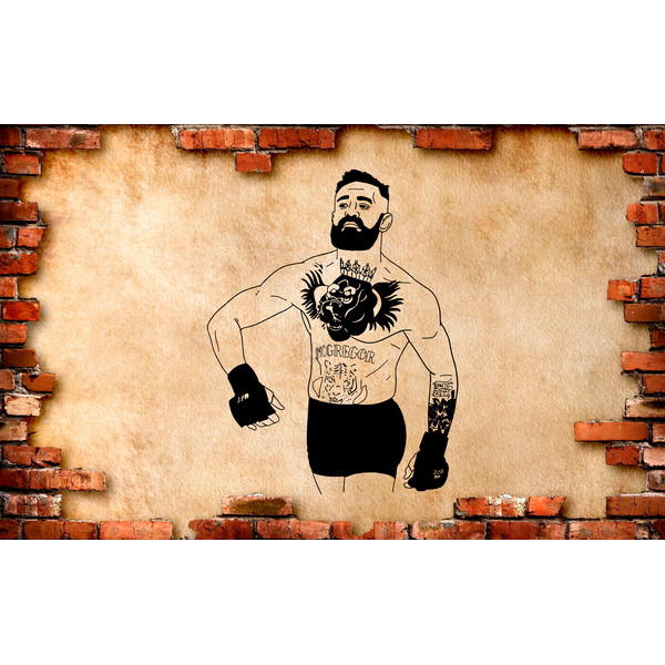 Conor McGregor Sticker UFC Stars Irish Fighter Ultimate Fighting Championship
