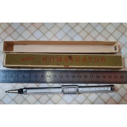 Makeba Kombinator - Rarest Vintage Logarithmic SLIDE RULE - PENCIL German DDR 195x