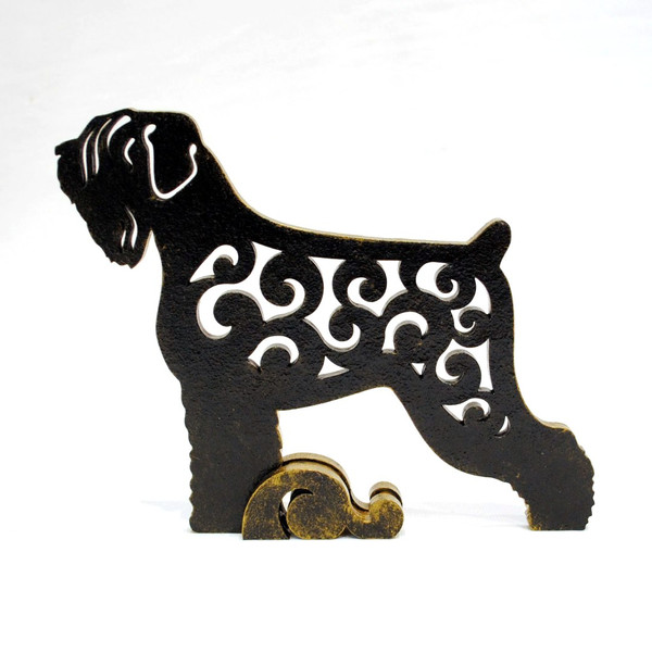 Figurine Black Russian terrier