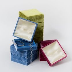 Jewelry Display Box Storage Velvet Box Vintage Style Handmade Antique Engagement Wedding Proposals Temple