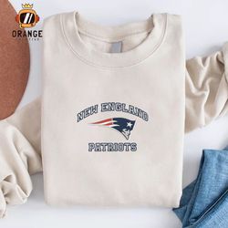 New England Patriots Embroidered Sweatshirt, NFL Embroidered Shirt, Patriots NFL, Embroidered Hoodie, Unisex T-Shirt