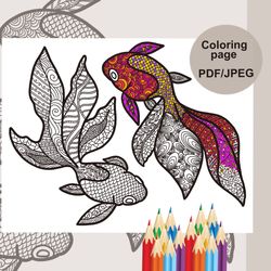 Coloring pages, Coloring page fish, Coloring pages for adults, Coloring pages for kids, Coloring sheets, Coloring pictur