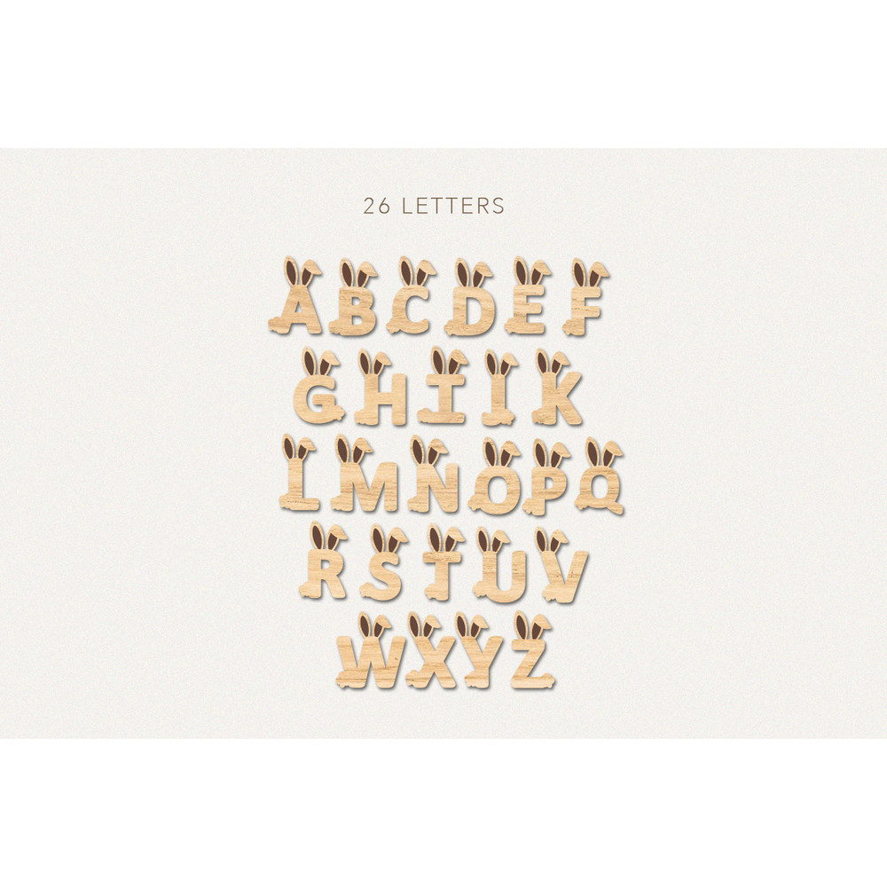 Easter bunny letters svg laser files 03.jpg