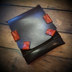 Messenger bag with shoulder  belt  /  tutorial / how to make / PDF leather pattern