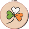 Shamrock cross stitch pattern St Patrick's day cross stitch Clover cross stitch pdf Modern cross stitch pattern Counted cross stitch design