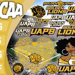 arkansas ine bluff golden lions svg bundle , ncaa svg, ncaa bundle svg eps dxf png,digital download ,instant download