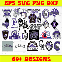 bundle 25 files colorado rockies  baseball team svg, colorado rockies svg, mlb team  svg, mlb svg, png, dxf, eps