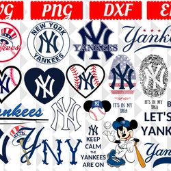 New York Yankees logo, New York Yankees svg, New York Yankees clipart, New York Yankees cricut, New York Yankees png