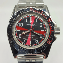 Vostok Amphibia 2416 Radio room Red Alert 110650 Brand New men's mechanical automatic watch