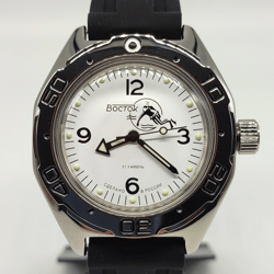 vostok amphibia 2415 scuba dude diver 200m 670920 brand new men's mechanical automatic watch