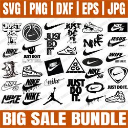 bundle 32 files nike bundle svg, just do it svg, logo svg, fashion brand svg, logo brand svg, fashion svg, gucci svg