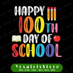 happy 100th day of school svg, 100 days svg, 100th day of school celebration, cricut, svg files, file for cricut