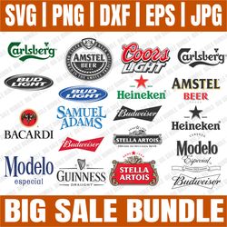 bundle 19 files beer svg, beer bundle svg, beer bundle, beer brands svg, beer logos svg, logo svg, fashion brand svg