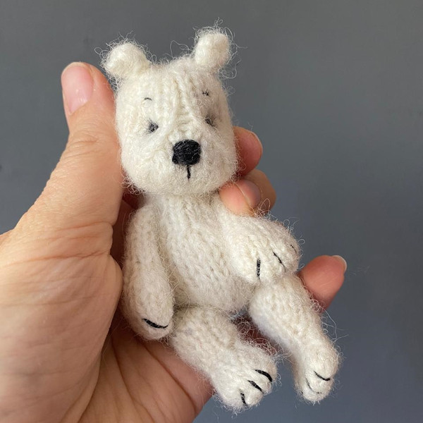 Bear Knitting Pattern, cute toy knitting pattern, amigurumi teddy bear toy pattern, how to knit bear tutorial guide DIY 11.jpg