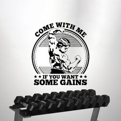 Arnold Sticker, Motivation Bodybuilder Gym Fitness Coach Muscles Crossfit Workout Wall Sticker Vinyl Decal Mural Art