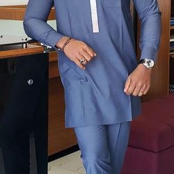 african men clothing, 2pics men sets, cotton fabric, different sizes and colors, men wesrs, traditional wears, weddingt,