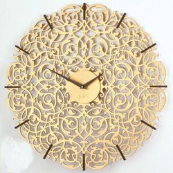 Digital Template Cnc Router Files Cnc Clock Carved Files for Wood Laser Cut Pattern