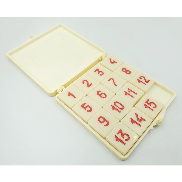 5 15 Number Slide Game Brain Teaser Puzzle Kiev USSR Vintage 1980s.jpg
