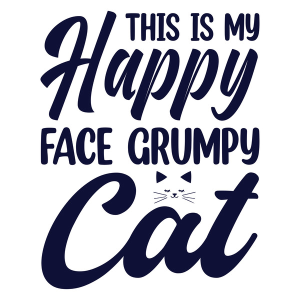 This  Is My  Hapy  face Grumpy Cat  .png