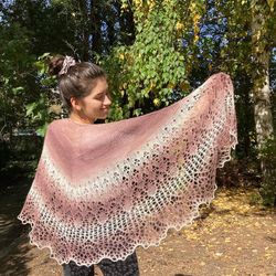 handmade knitted shawl accessory romantic gift for mom warm women's cape scarves and wrappers headscarve neckwears boho