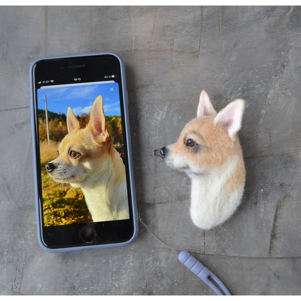 Custom-wool-dog-portrait-pin-from-photo-Handmade-needle-felted-pet-brooch