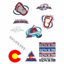 Colorado Avalanche svg, NHL Hockey, Bundle Colorado Avalanche Hockey Teams SVG, NHL Svg