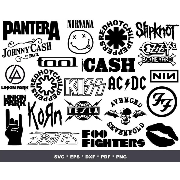 Rock And Roll Band Logo