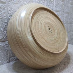 high quality bamboo footbath for export. dimensions 37cm wide, 10cm deep