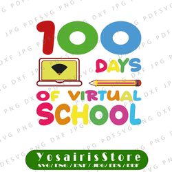 100 days of visual school svg, 100 days of school png, visual school svg, 100th day of school