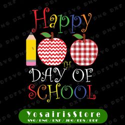 Happy 100th Day Of Preschool Png, Teacher Kids PNG, 100 days of school PNG sublimation