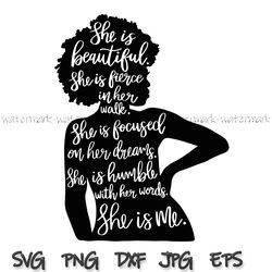 Black woman SVG, Black Girl Magic SVG, Boss Lady Svg, Black Lives Matter, Strong Woman, Diva, Fierce, Tshirt, Cut File